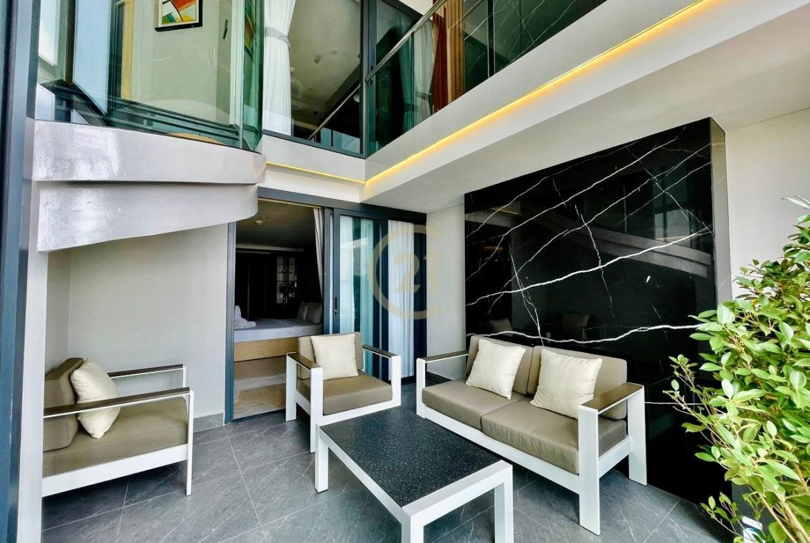 Nice Duplex Penthouse Three Bedroom For Rent At Tonle Bassac