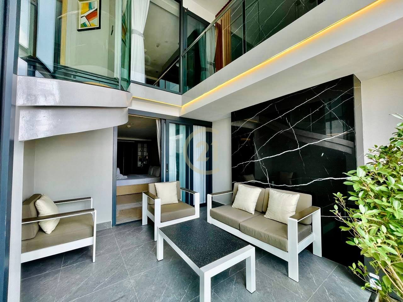 Nice Duplex Penthouse Three Bedroom For Rent At Tonle Bassac