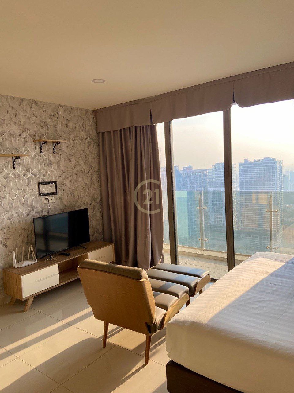 Modern Studio Room for Rent at Tonle Bassac