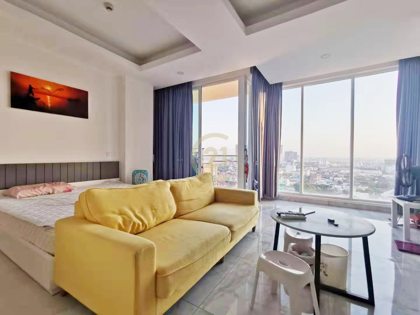 Studio Room Condo for Rent at BKK1