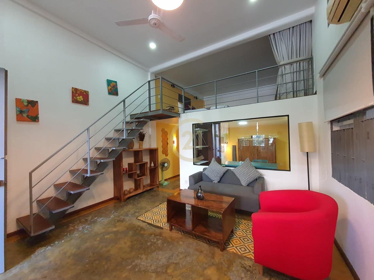 Two bedrooms western style with fully furniture