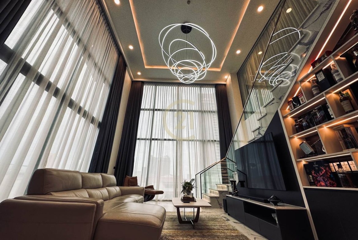 Luxury Penthouse 2 Bedroom for rent at Olympia City