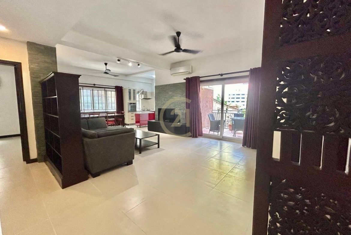 Big Three Bedroom For Rent At Tonle Bassac