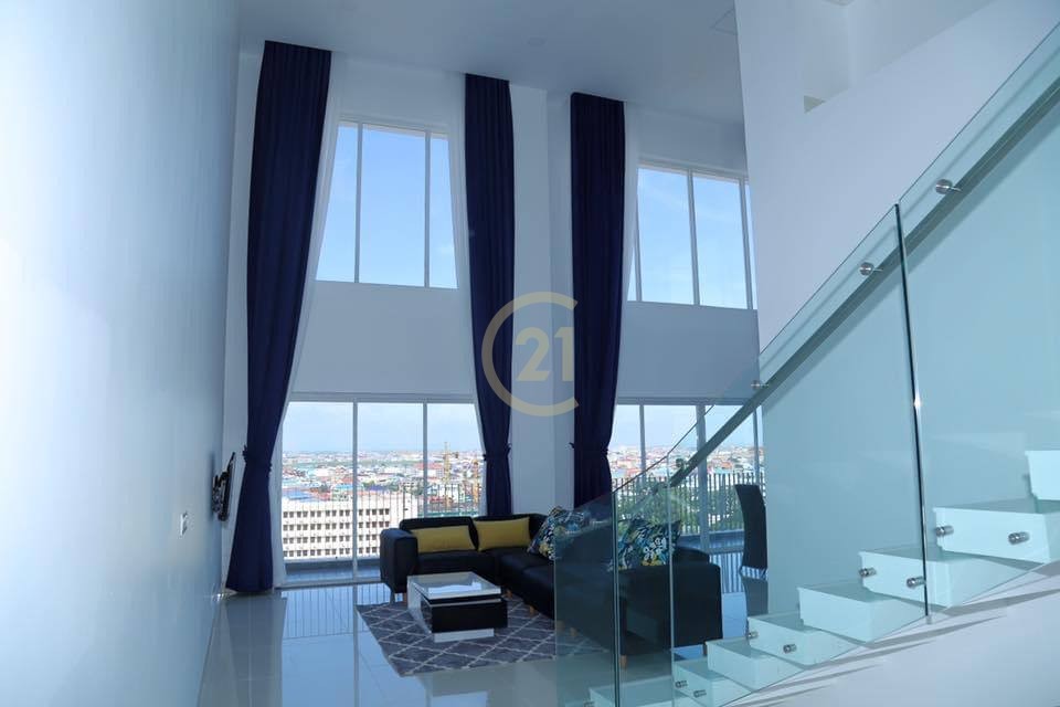 Big Penthouse 4Bedroom For Rent At Toul Tompung