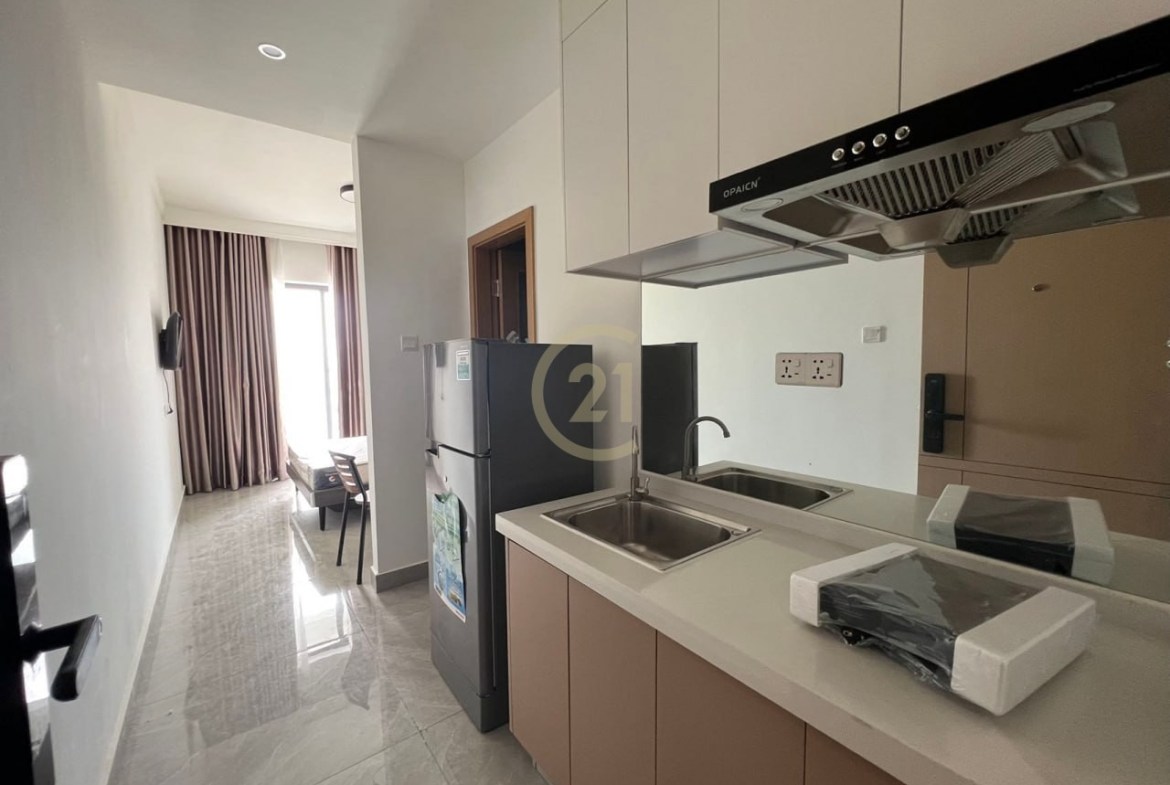 River View Studio Condo For Rent at Doun Penh