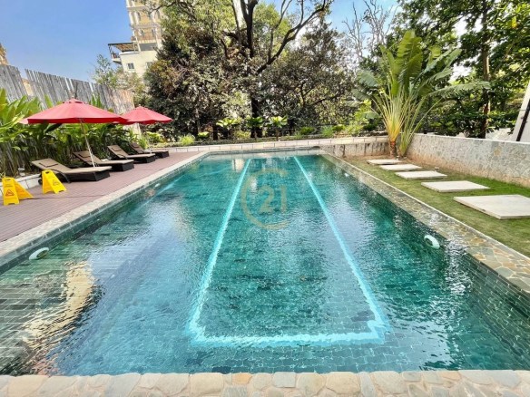 Big Duplex Penthouse For Rent At Wat Phnom