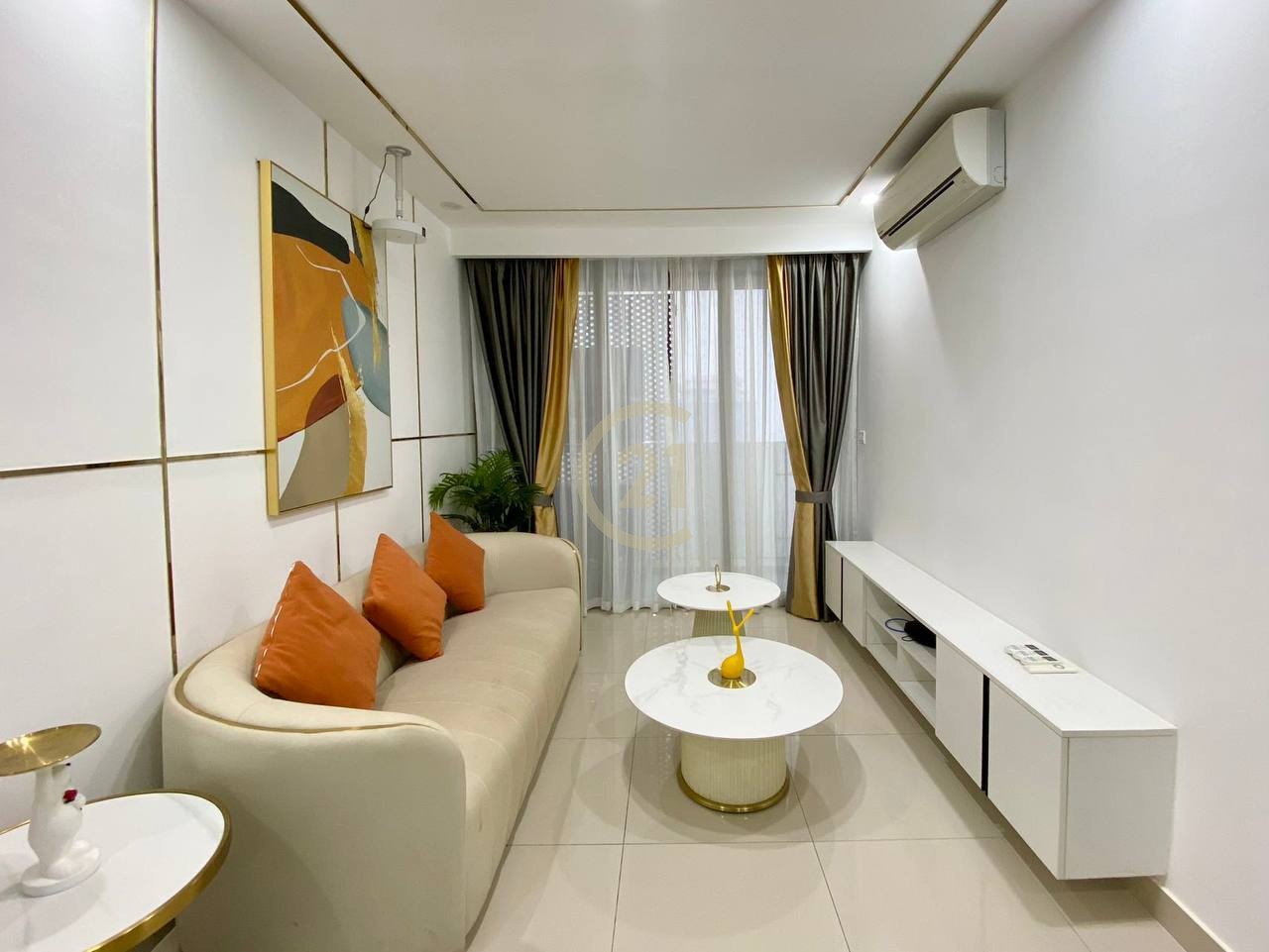 Condo Three Bedroom For Rent At Tonle Bassac