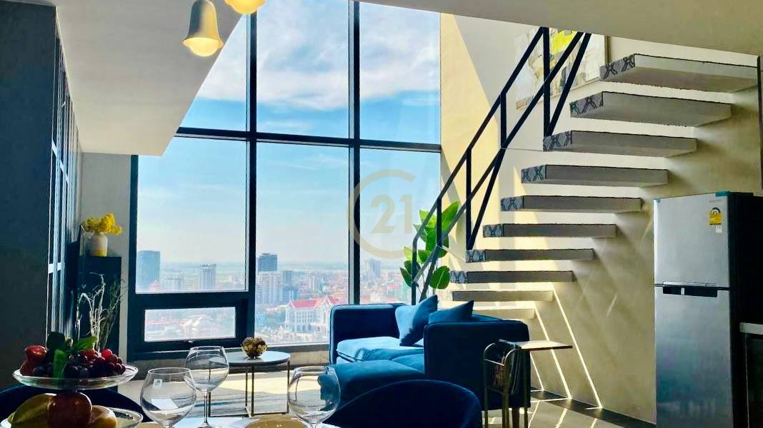 Modern Loft 1Bedroom For Rent At Tonle Bassac