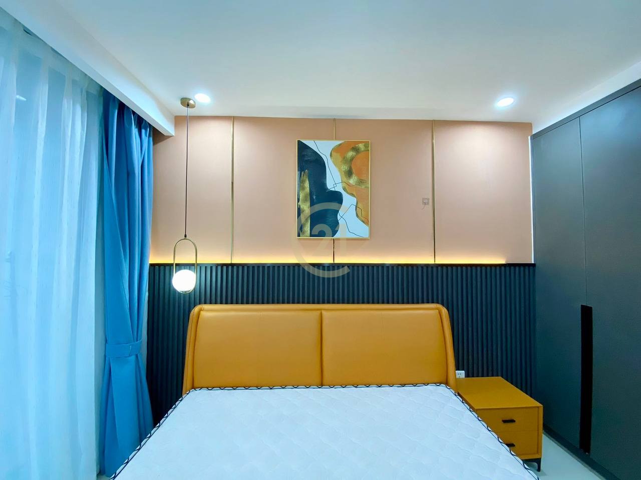 Condo Three Bedroom For Rent At Tonle Bassac