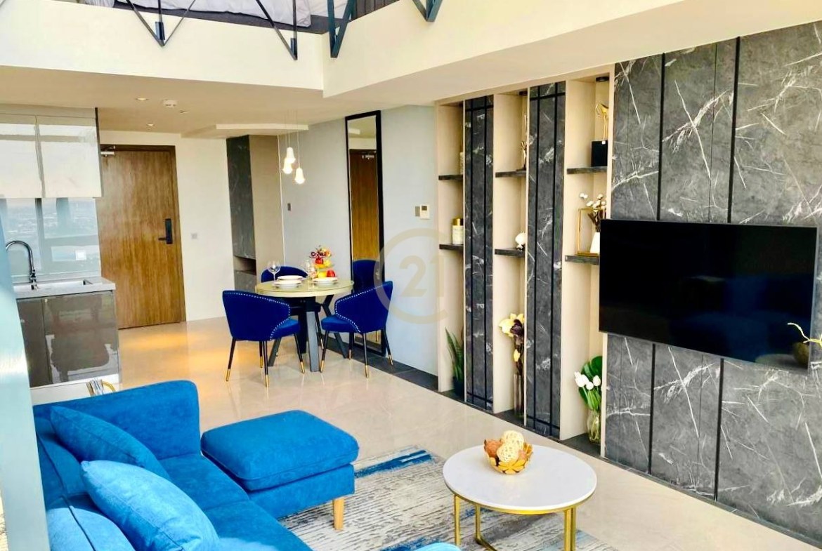 Modern Loft 1Bedroom For Rent At Tonle Bassac