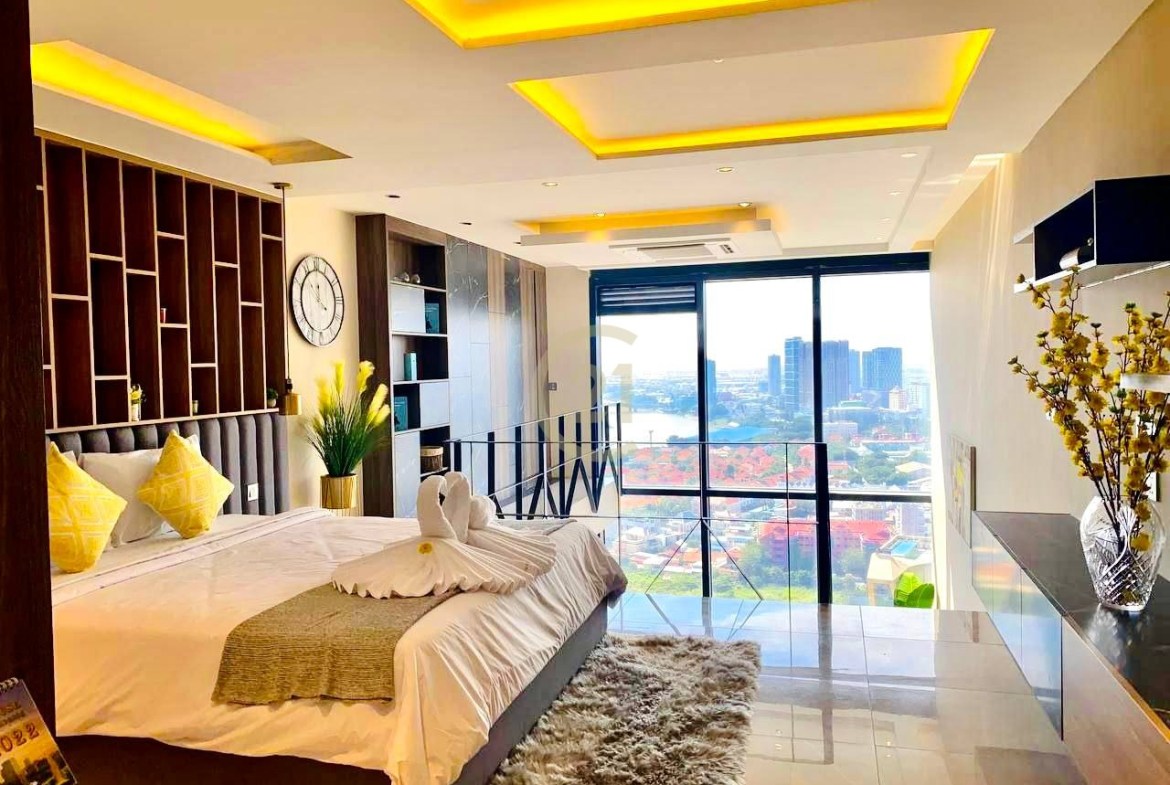 Modern Loft 1Bedroom For Rent At Tonle Bassac