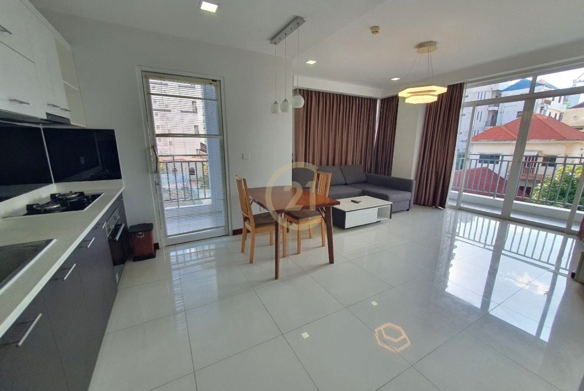 Specious 1 Bed Apt For Rent At Tonle Bassac