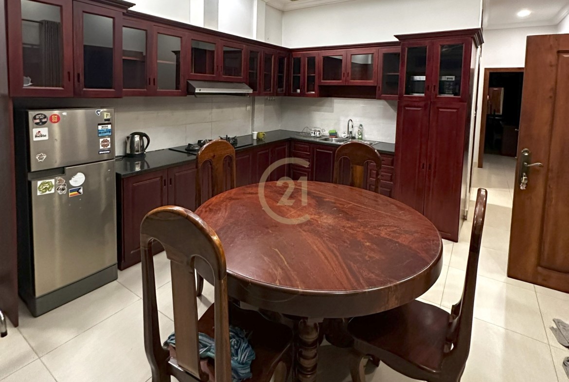 Western One Bedroom for Rent at BKK3, Phnom Penh