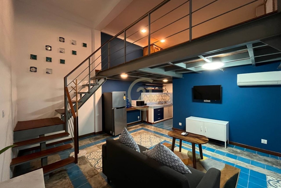 Renovated Duplex room for Rent at | BKK3, Phnom Penh