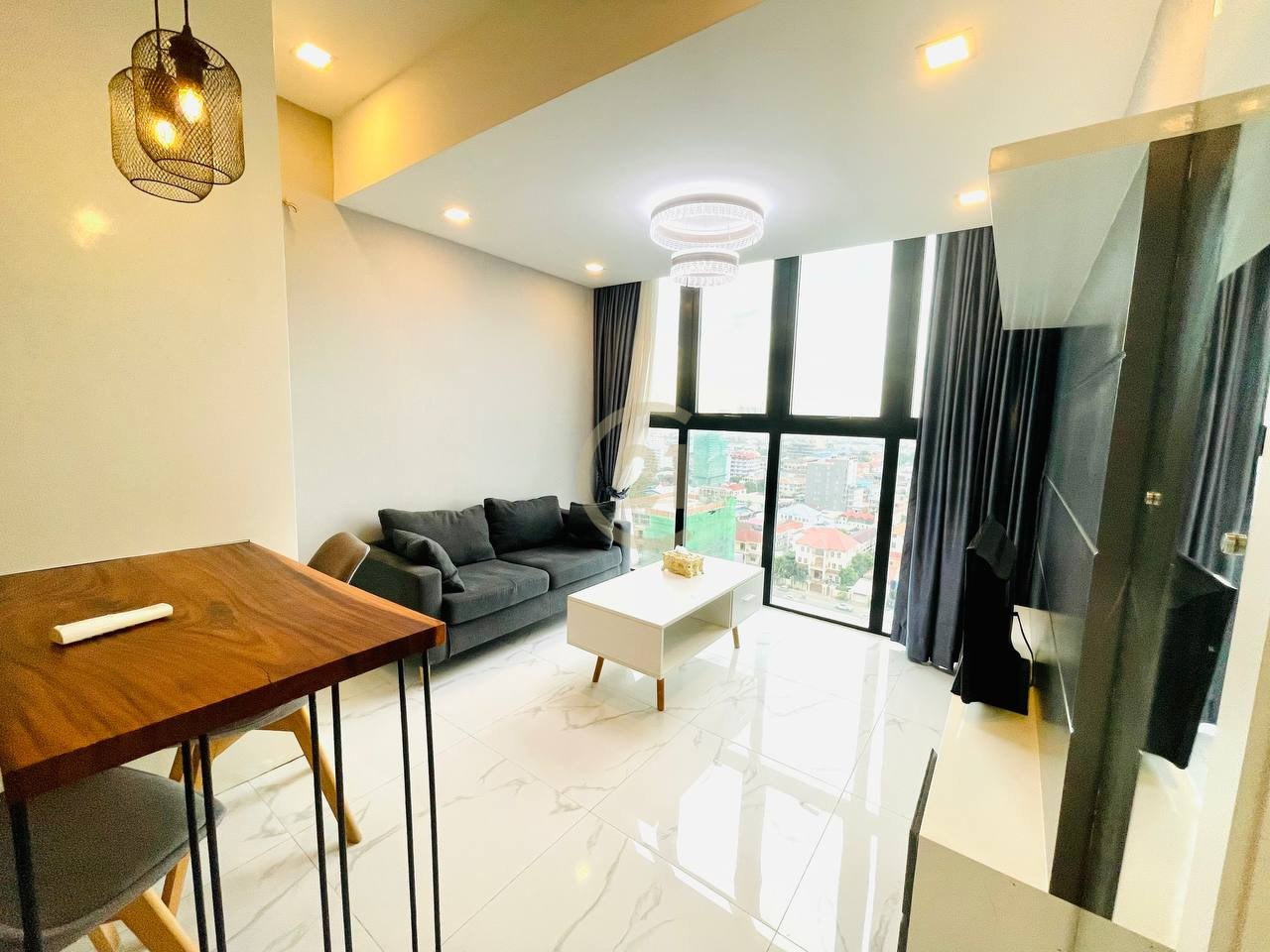 Stylish Condo 1 Bedroom For Rent at Sen Sok