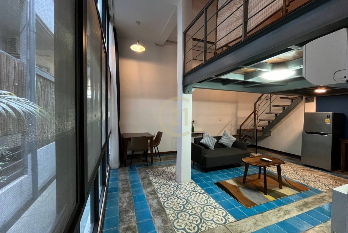 Renovated Duplex room for Rent at | BKK3, Phnom Penh