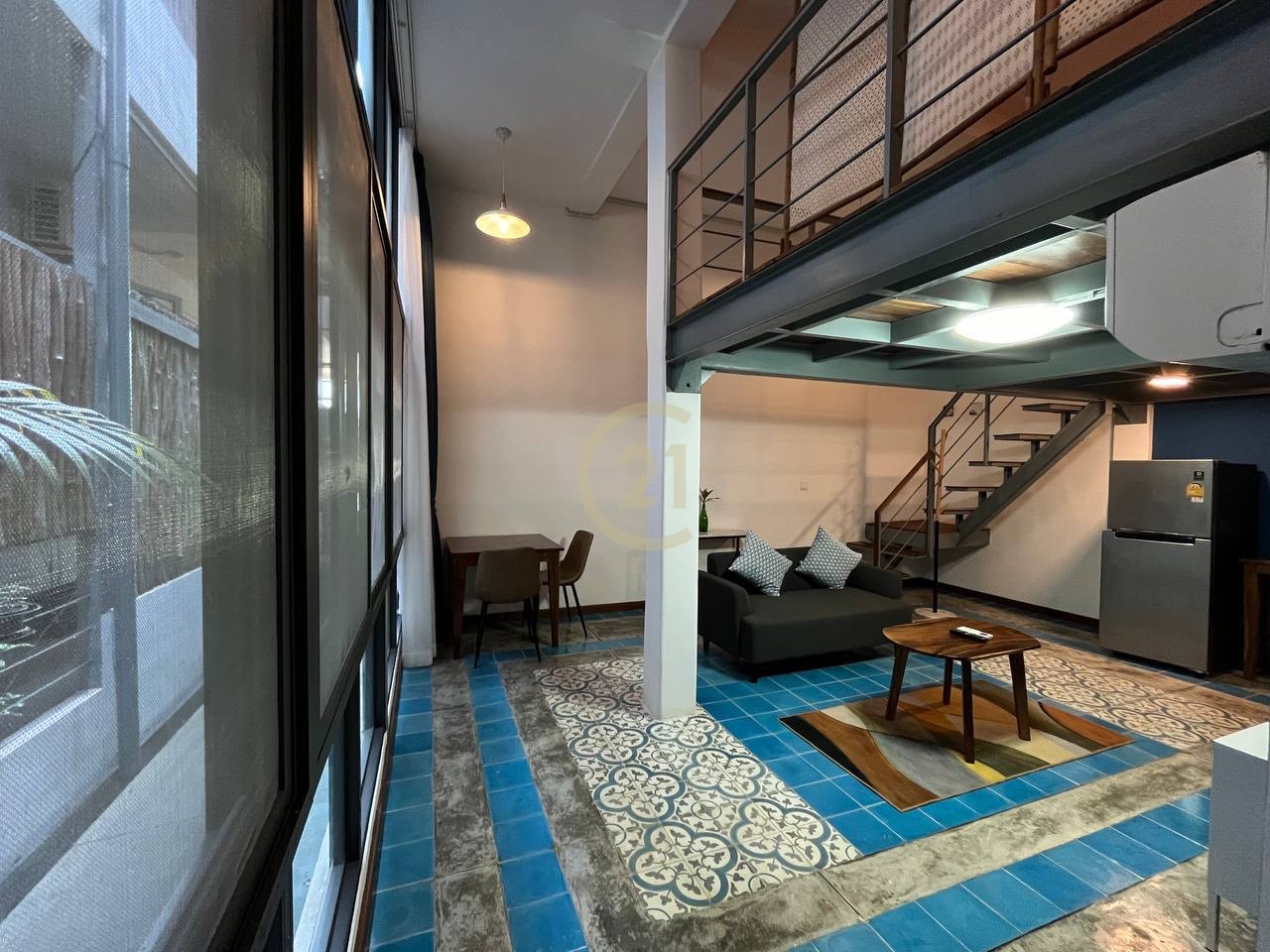 Renovated Duplex room for Rent at | BKK3, Phnom Penh