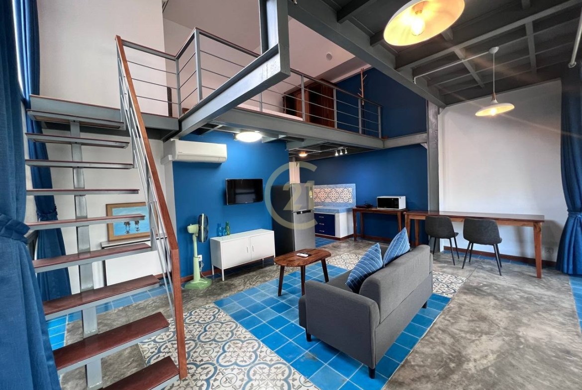 Renovated Duplex room for Rent at | BKK3, Phnom Penh