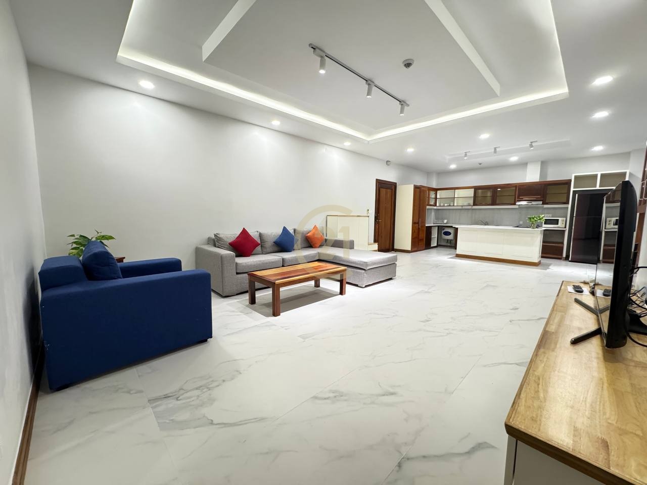 Big Three Bedroom For Rent At Tonle Bassac