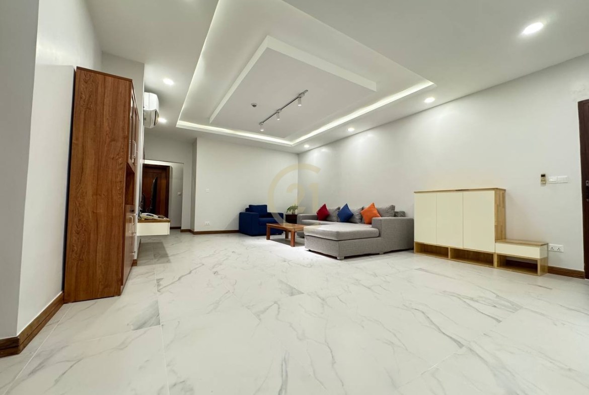 Big Three Bedroom For Rent At Tonle Bassac