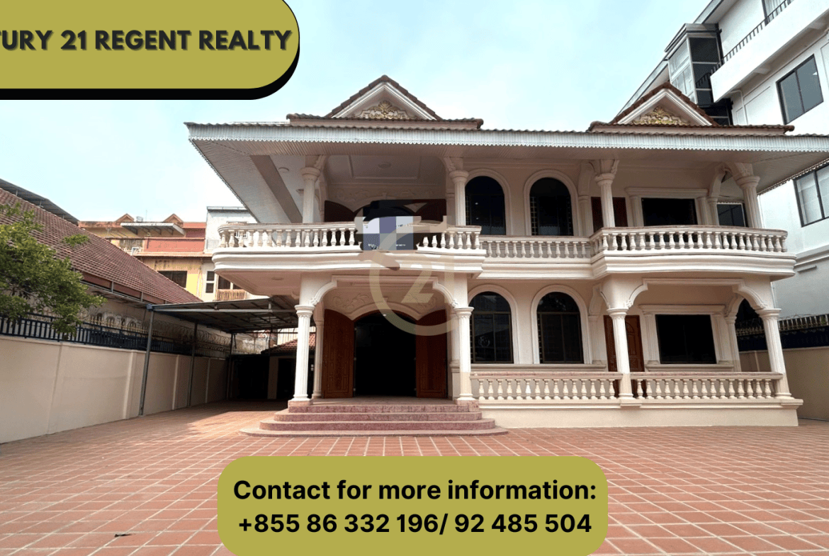 Spacious 6-Bedroom Villa with Luxurious Amenities in Toul Kork