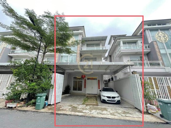 Twin Villa For Rent at Borey Orkide 2004