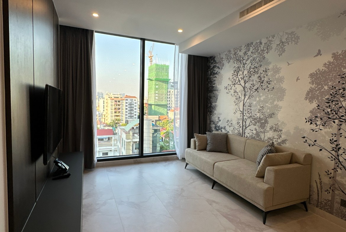 Brand New 1-Bedroom, 1-Bathroom Apartment for Rent in BKK1