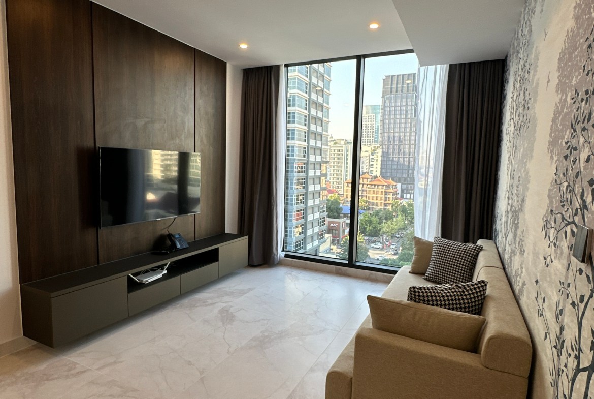 Brand New 1-Bedroom, 1-Bathroom Apartment for Rent in BKK1