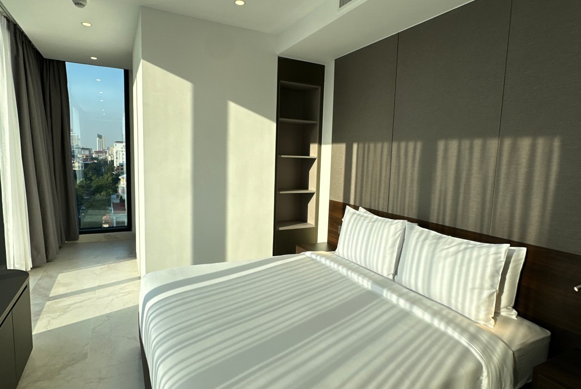Brand New 1-Bedroom, 1-Bathroom Apartment for Rent in BKK1