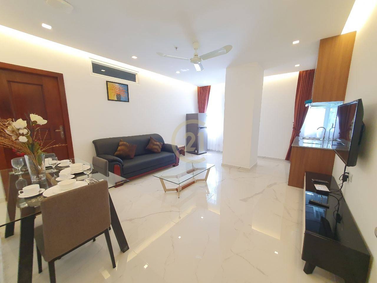 Luxury 1-Bedroom for Rent | BKK1, Phnom Penh