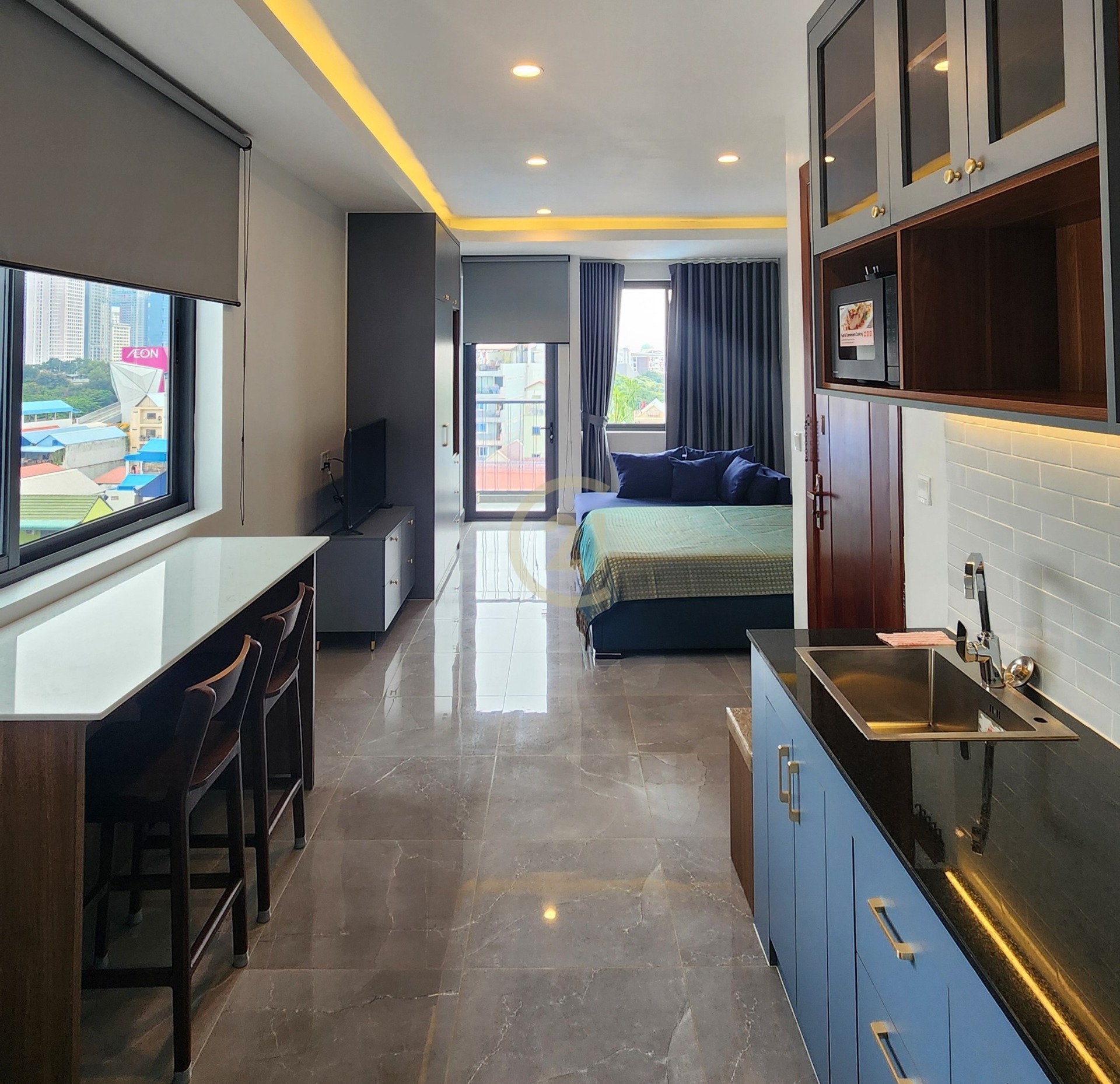 Cozy One Bedroom for rent at Tonle Bassac