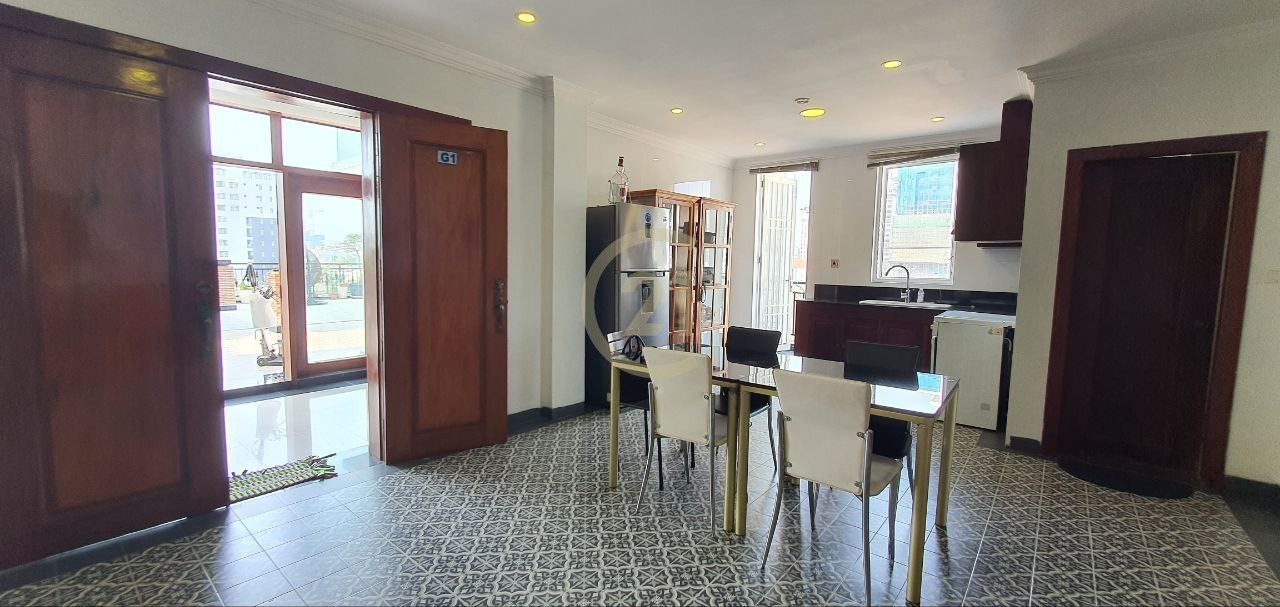 3 Bedroom Apartment For Rent at Tonle Bassac