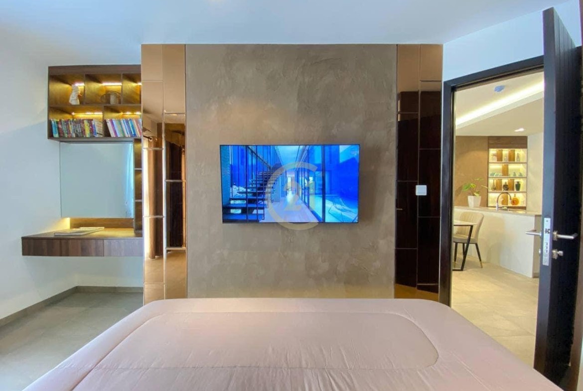Nice Decoration 1 Bedroom For Rent at Mean Chey