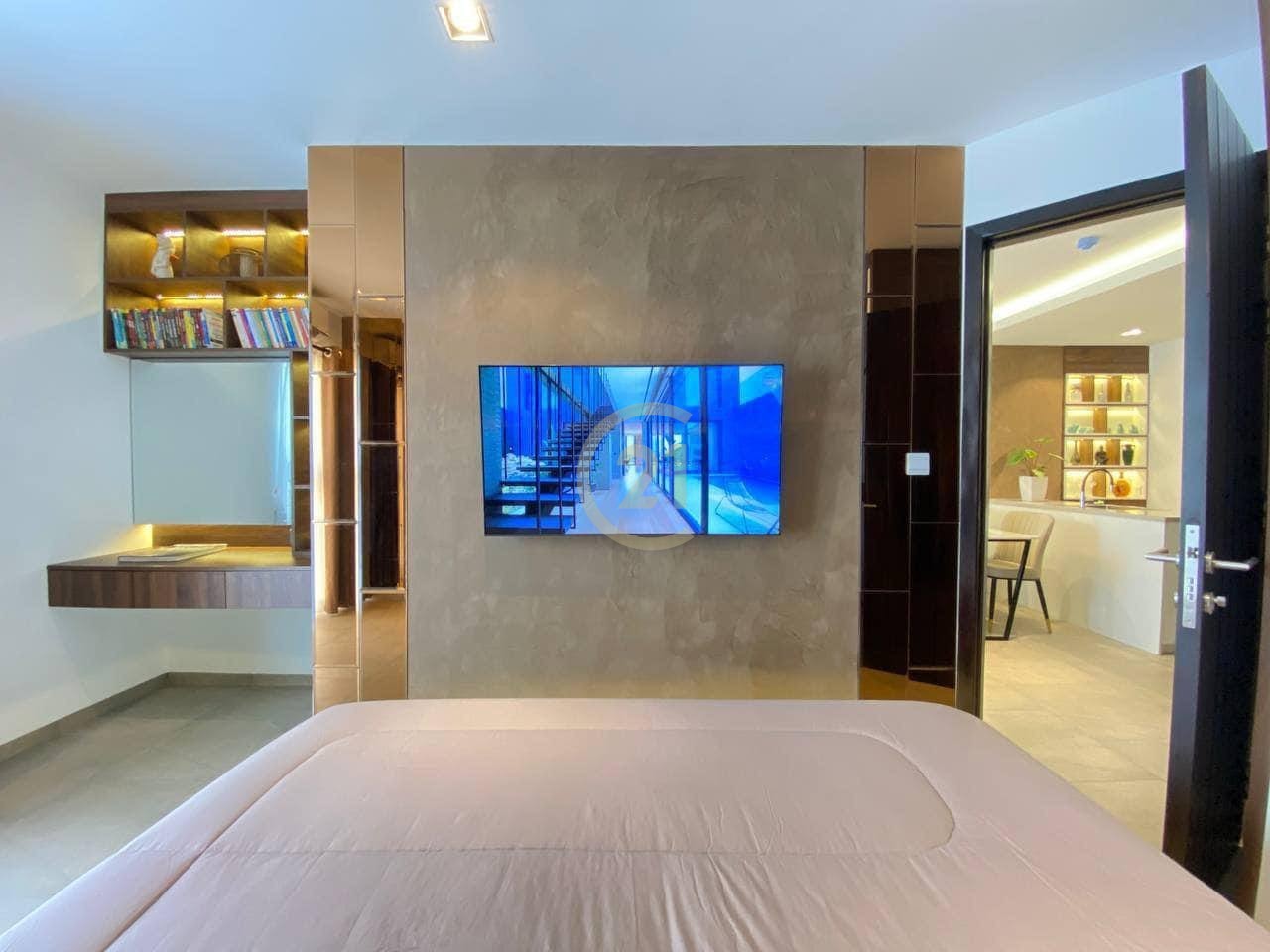 Nice Decoration 1 Bedroom For Rent at Mean Chey