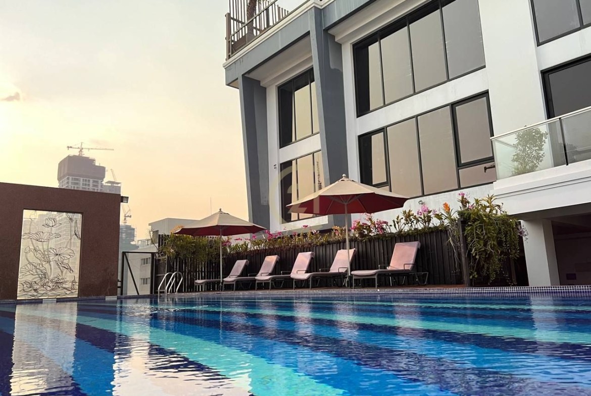 Spacious 1-Bedroom Apartment for Rent in BKK1 |Phnom Penh