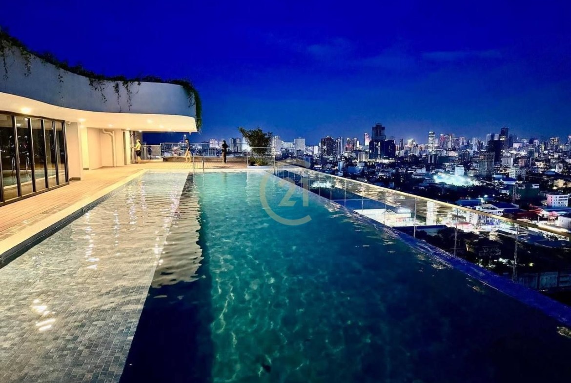 2 Bedroom Condo For Rent Near Aeon Mall Sen Sok