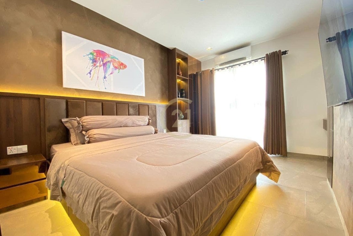 Nice Decoration 1 Bedroom For Rent at Mean Chey