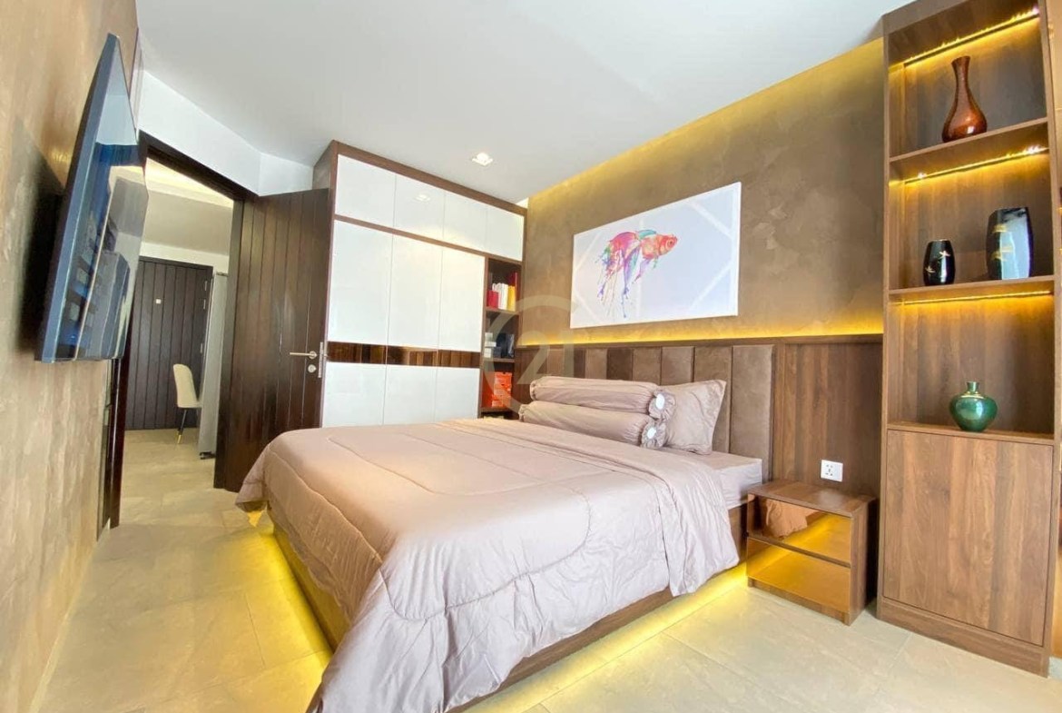 Nice Decoration 1 Bedroom For Rent at Mean Chey