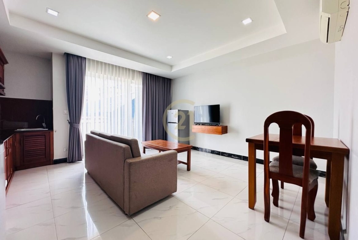 Spacious 1-Bedroom Apartment with 2 Balconies | Toul Tompoung (TTP)