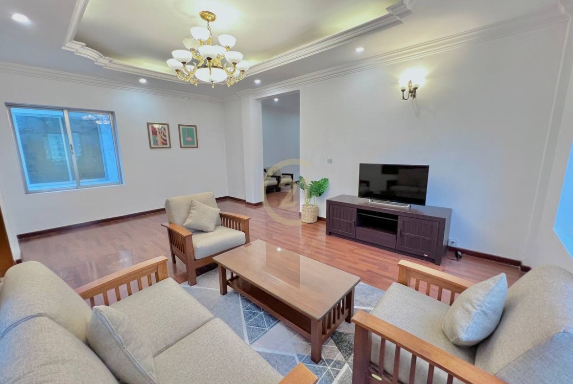 Fully Furnished 2-BR Serviced Apartment In BKK1