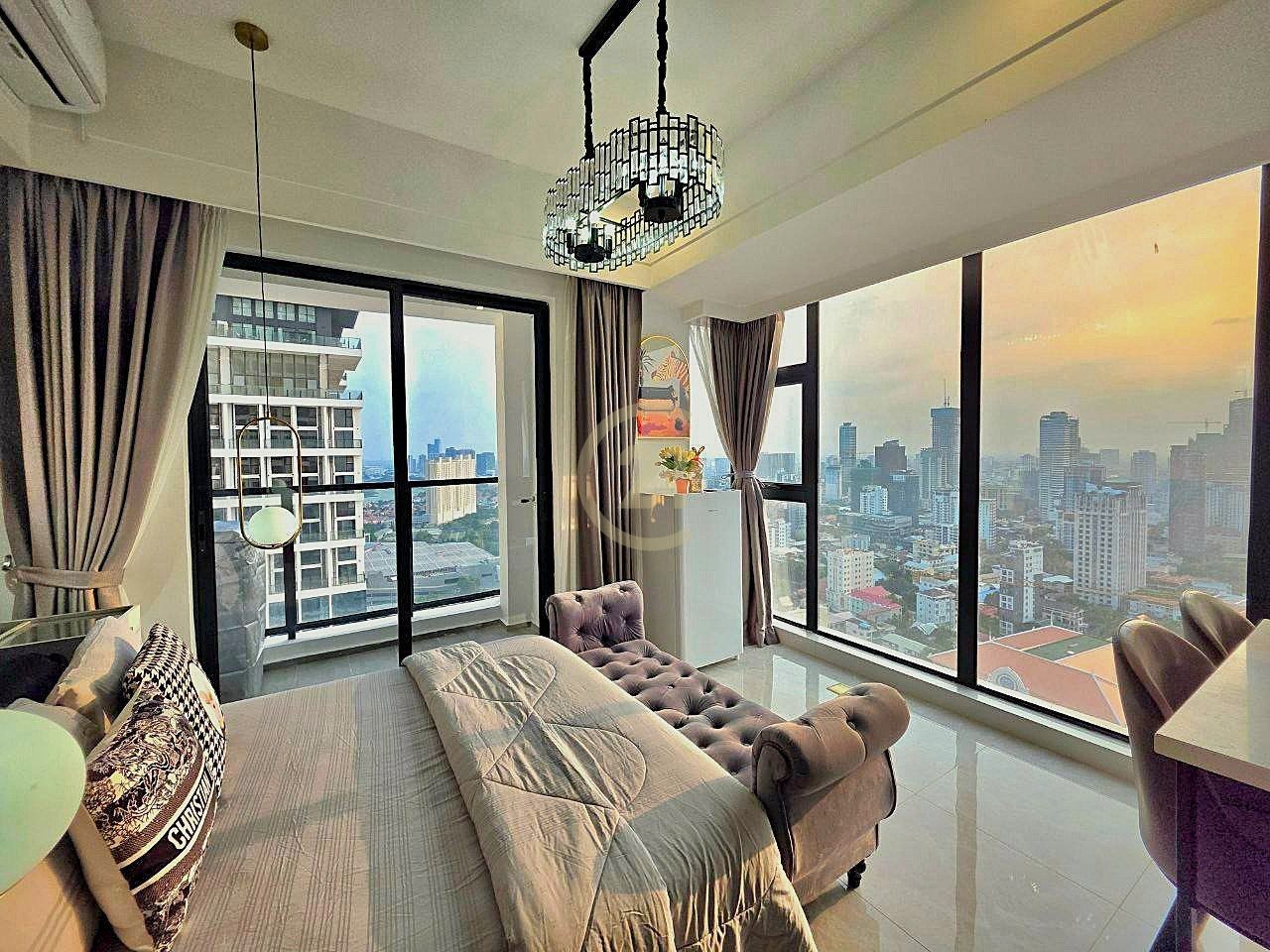 Best Studio Room for Rent at Tonle Bassac