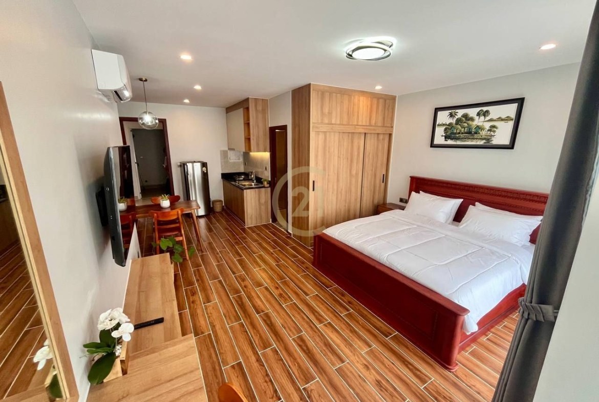 Luxury Studio room For Rent At Tonle Bassac