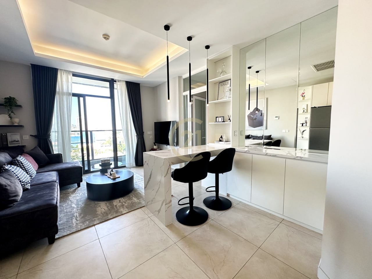 Cozy Two Bedroom For Rent at Tonle Bassac