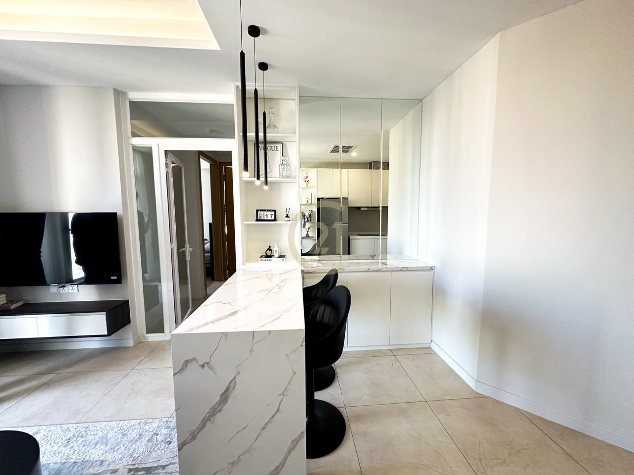 Cozy Two Bedroom For Rent at Tonle Bassac