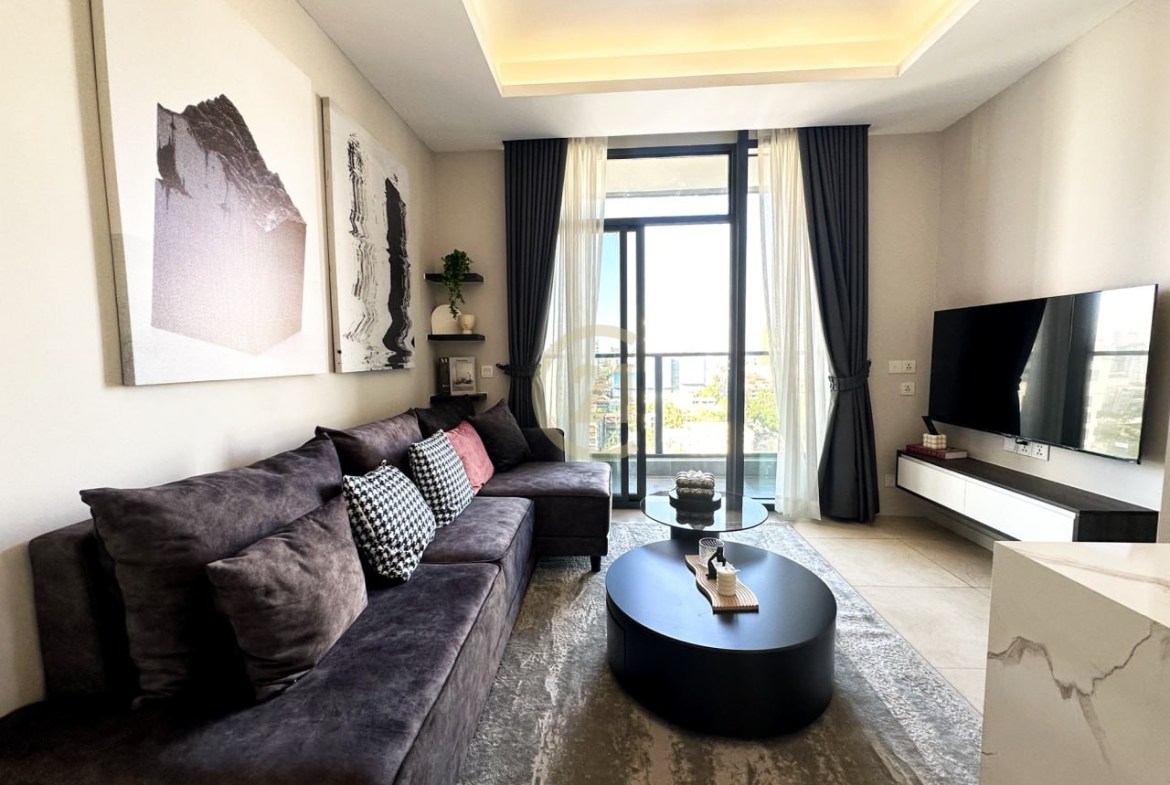 Cozy Two Bedroom For Rent at Tonle Bassac