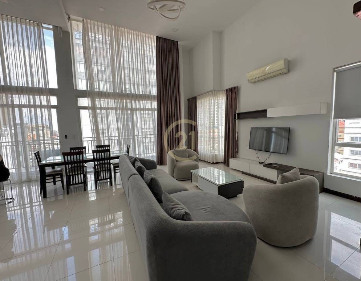 LUXURIOUS PENTHOUSE FOR RENT AT BASSAC LANE