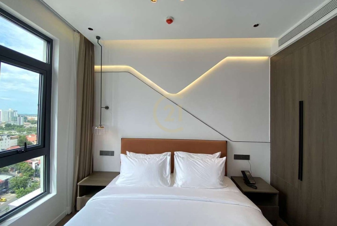 Bassac Lane | Brand New Studio Apartment For Rent | Phnom Penh