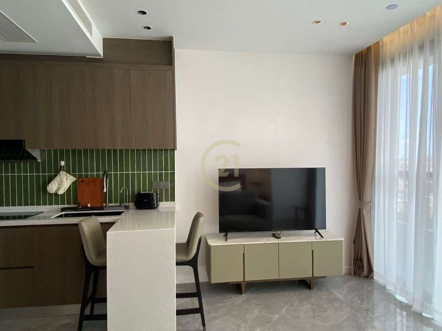 Bassac Lane | Brand New Studio Apartment For Rent | Phnom Penh