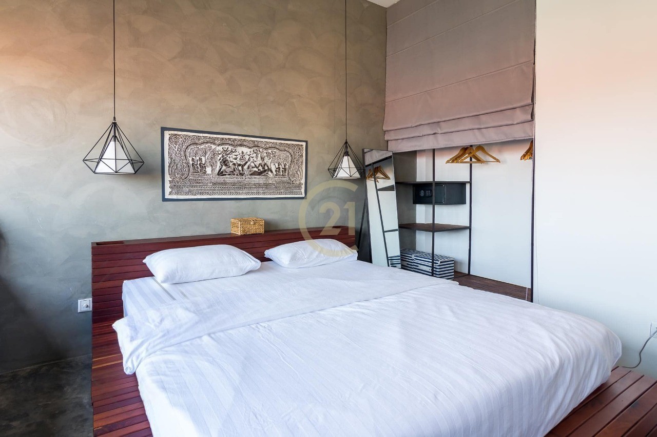 BEST DECORATION 1 BED FOR RENT AT TONLE BASSAC
