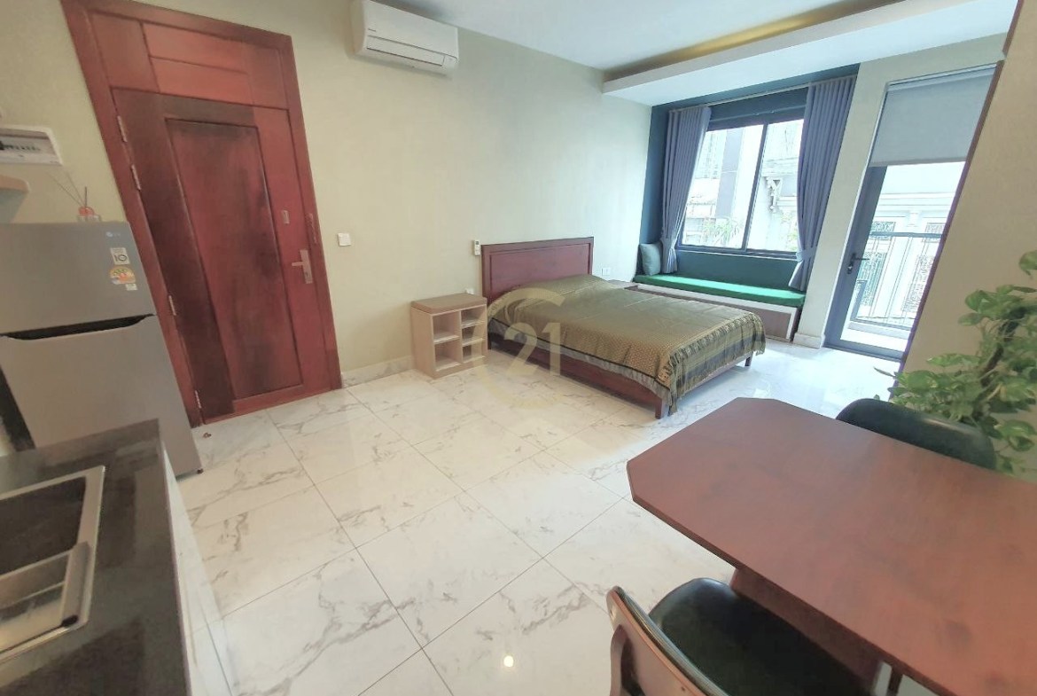 Stylish Studio Room For Rent at Tonle Bassac